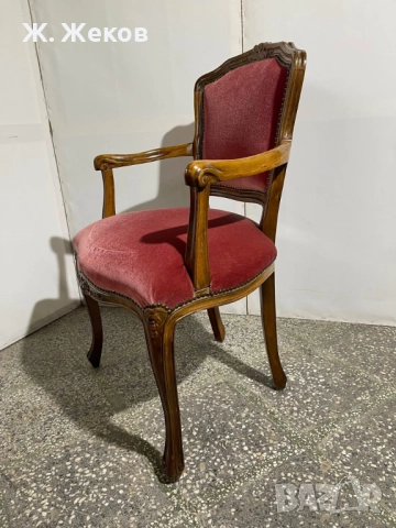 Бароково кресло, снимка 3 - Дивани и мека мебел - 52886132