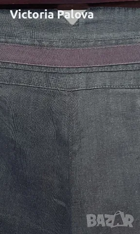 Модерен панталон PROMOD Франция, лен и рами ( коноп), снимка 6 - Панталони - 49033076