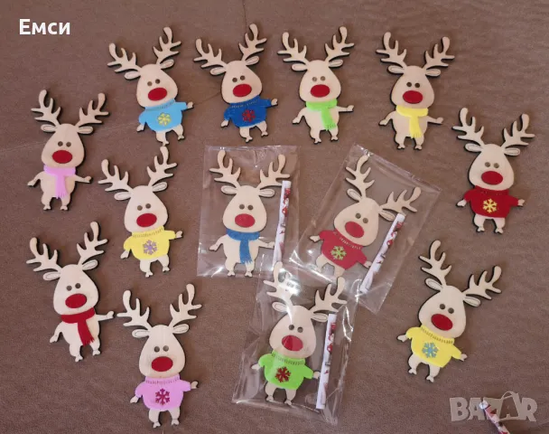 детски коледни фигурки/висулки за елха, снимка 2 - Коледни подаръци - 48123228