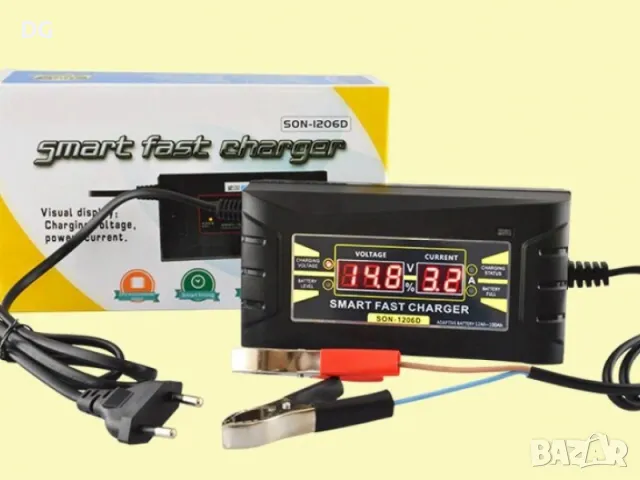 Автоматично зарядно устройство 12V/6A, снимка 3 - Аксесоари и консумативи - 48828361