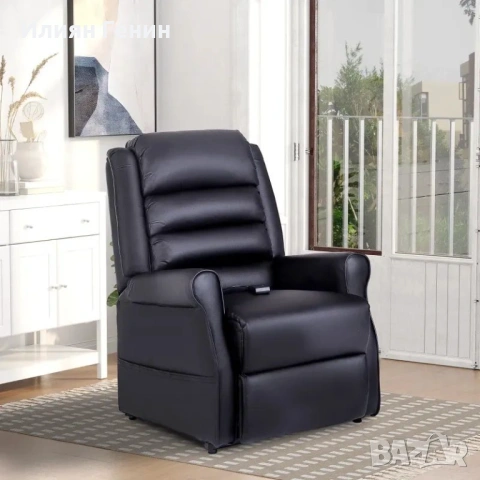 Масажен стол HOMCOM с асистент за повдигане, снимка 6 - Дивани и мека мебел - 53701632