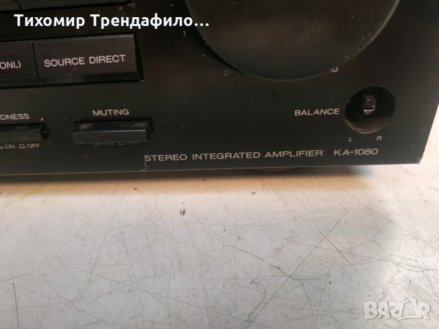 Усилвател KENWOOD ,stereo integrated amplifier KA-1080 много добре свирещ,доста мощен, снимка 10 - Аудиосистеми - 34382911