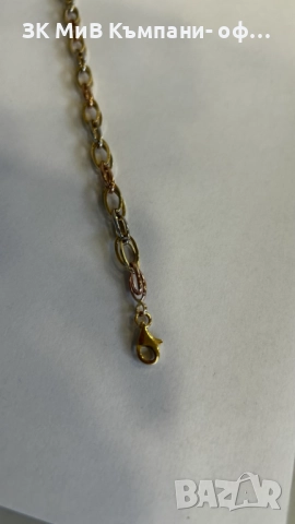 златна гривна 4.42 гр      05610-25/2     , снимка 3 - Гривни - 52721361