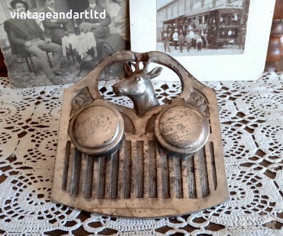 Стара мастилница, Германия, GESCHUTZT, снимка 5 - Други ценни предмети - 35604973