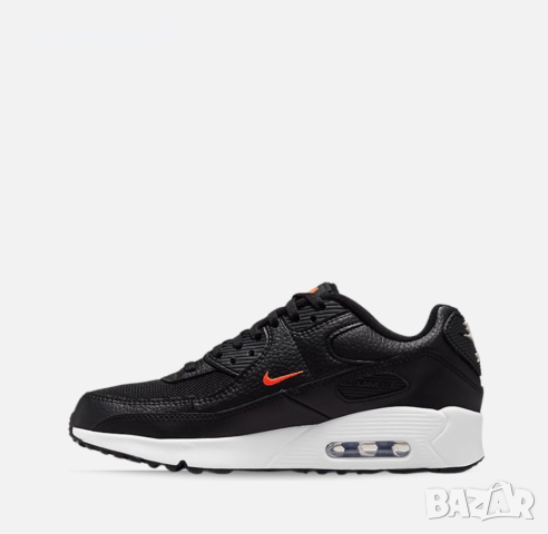 НАМАЛЕНИЕ !!!Маратонки Nike Air Max 90 Black/White Multy Swoosh DO6489-001, снимка 2 - Детски маратонки - 44719348