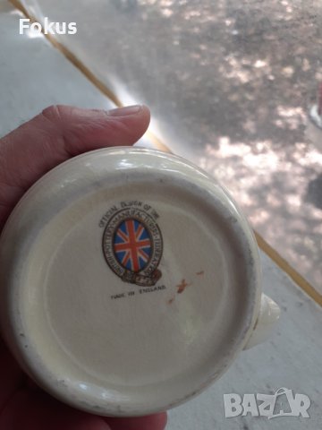 Английска колекционерска чаша порцелан, снимка 6 - Антикварни и старинни предмети - 41855858