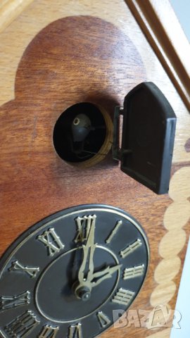 Маяк стенен часовник с кукувица кукувичка 80те, снимка 3 - Антикварни и старинни предмети - 44261158