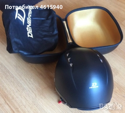Продавам нова скисноуборд каска с визьор Dénériaz PILOT Noir размер L 475лв, снимка 4 - Зимни спортове - 52088342