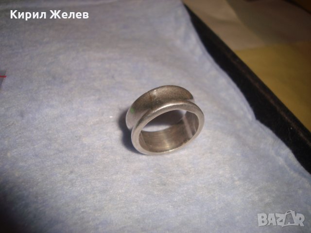 СРЕБЪРНА АРТ ДИЗАЙНЕРСКА ХАЛКА ПРЪСТЕН МАСИВНО СРЕБРО 925 БУТИКОВО МОДНО БИЖУ 25969, снимка 5 - Пръстени - 35950775