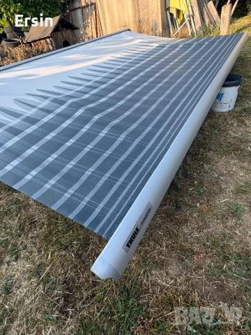 Тента Thule Omnistor 6900 Таванен Монтаж 4.5 метрова (Тентата е в перфектно състояние), снимка 9 - Палатки - 50659119