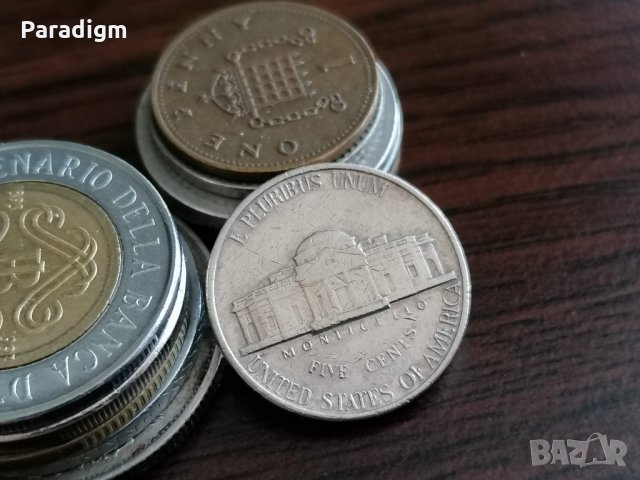Монета - САЩ - 5 цента | 1997г.