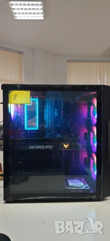 Продавам Гейм PC Ryzen 7 5700/32Gb/512Gb SSD+1Tb HDD/RTX 3060TI/Гаранция, снимка 9 - Геймърски - 53142989