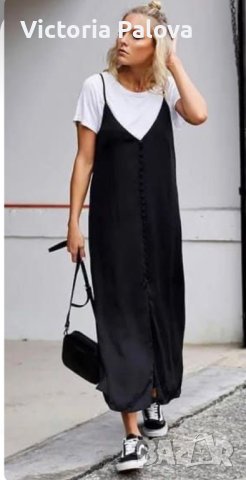 Модерна рокля A-силует