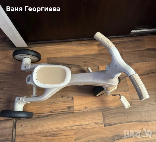 Триколка 4в1 бежов цвят, снимка 6 - Детски велосипеди, триколки и коли - 53629578