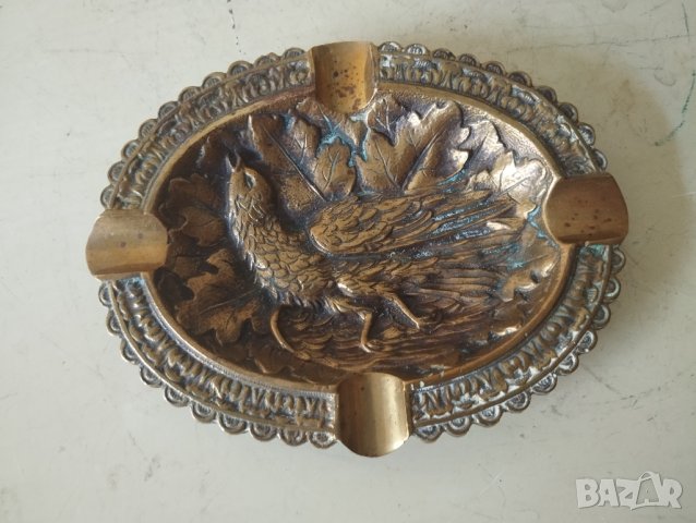 бронзов пепелник, снимка 1 - Антикварни и старинни предмети - 41930941