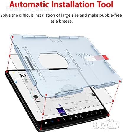 Нов стъклен сензорен протектор за екрана, съвместим с Tesla Model 3/Автомобил Кола, снимка 4 - Аксесоари и консумативи - 41319104