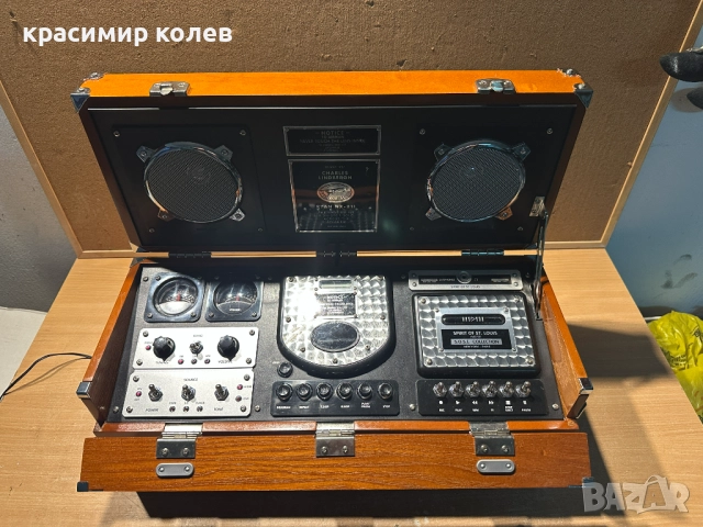 радиоприемник "Ryan NX-211 Retro Spirit of St Louis AM/FM/CD/Cassette Stereo Radio", снимка 2 - Радиокасетофони, транзистори - 52684803