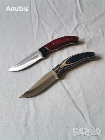 Ножове за лов с кожени калъфи , снимка 2 - Екипировка - 49096739