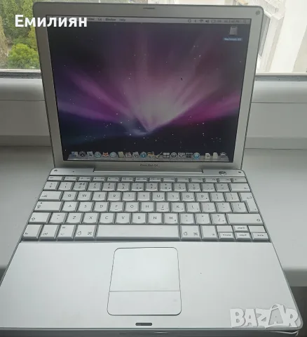 Ретро Apple PowerBook G4 12" 1.5 GHZ, Mac OS X Leopard
