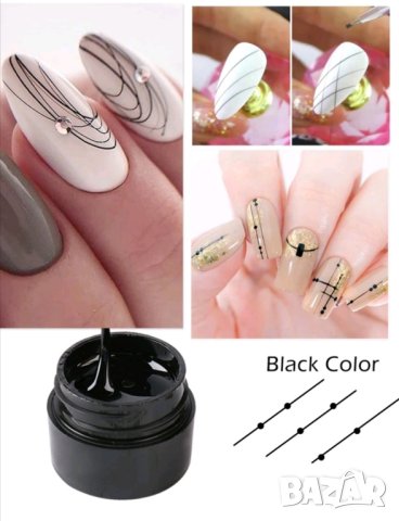 Паяжина за декорация на гел лак spider gel, снимка 3 - Продукти за маникюр - 41805169