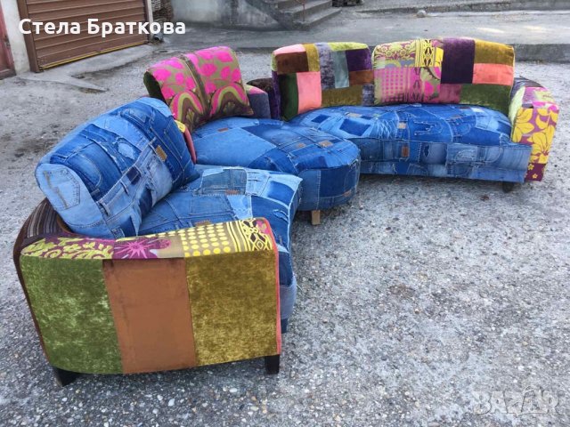 Дънков Диван / Смесен стил , снимка 7 - Дивани и мека мебел - 33875305