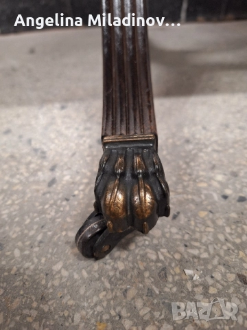 Антична маса с естествена кожа , снимка 6 - Маси - 51618951