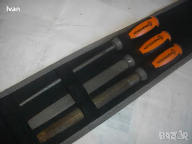 ШВЕДСКИ ОРИГИНАЛЕН НОВ КОМПЛЕКТ 3 бр. РЪЧНИ ПИЛИ ВИСОК КЛАС MAGNUSSON, снимка 7 - Други инструменти - 48561487