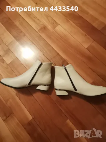 Дамски кожени боти, снимка 2 - Дамски боти - 49743219