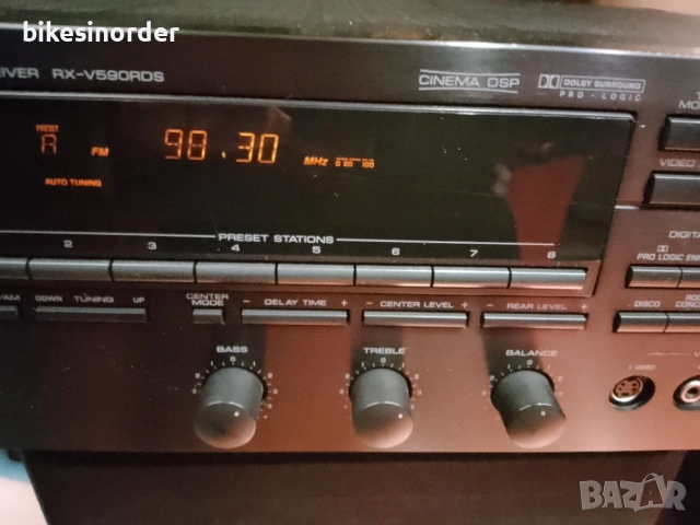 Yamaha RX-V590RDS ресивър безупречен , снимка 3 - Ресийвъри, усилватели, смесителни пултове - 53118917