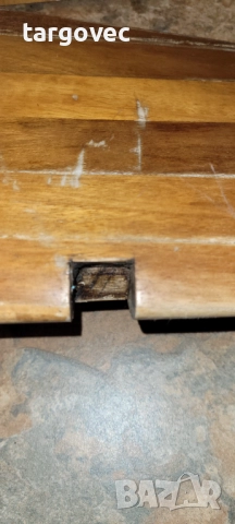 Дървена перка от стар военен самолет България, снимка 3 - Антикварни и старинни предмети - 52646010