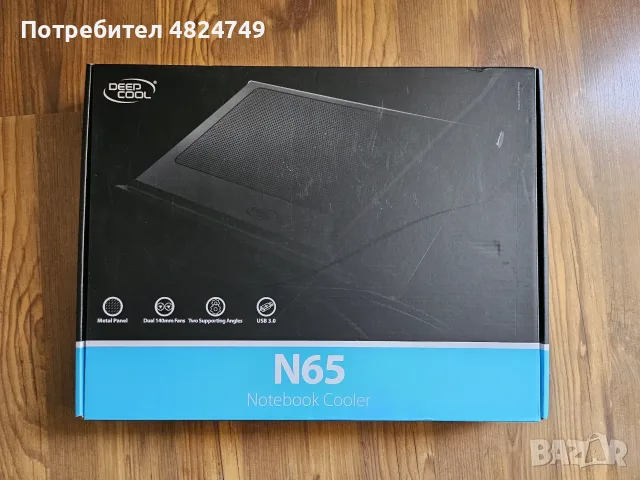 Поставка DeepCool N65, Охладителна, 17,3”, Notebook Cooler, снимка 2 - Лаптоп аксесоари - 56346243