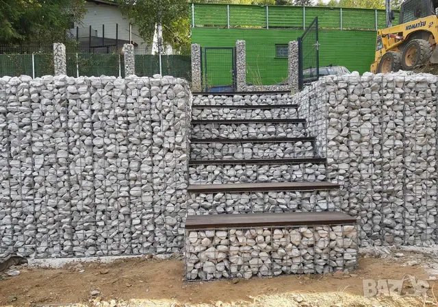 ГАБИОНИ за ПОДПОРНИ стени.. Произвеждаме ЕЛЕКТРО-ЗАВАРЕНИ Габиони --за изграждане на подпорни стени , снимка 5 - Строителни материали - 47530640