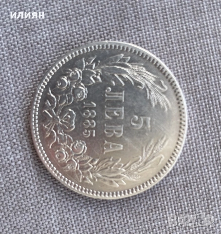 5лева 1885