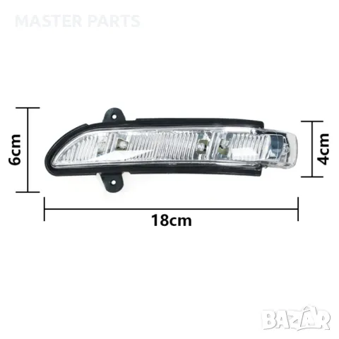 LED Мигачи за Огледала за Mercedes E/S/CL/CLS (2006-2009) - Plug & Play с Качествен Canbus, снимка 3 - Части - 50422552