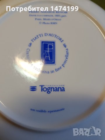 Репродукция на Реноар върху чиния, снимка 4 - Декорация за дома - 34602544