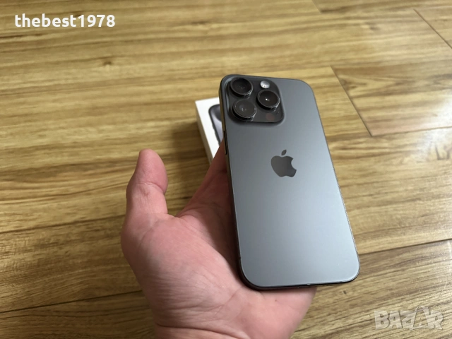 iPhone 15 Pro 256GB Black Titanium/Батерия 89%, снимка 3 - Apple iPhone - 53481463