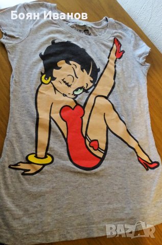 Betty Boop дамска тениска, снимка 2 - Тениски - 41773056