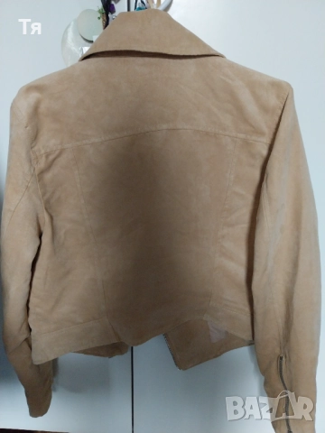 Дамско якенце в беж, снимка 2 - Якета - 52890443
