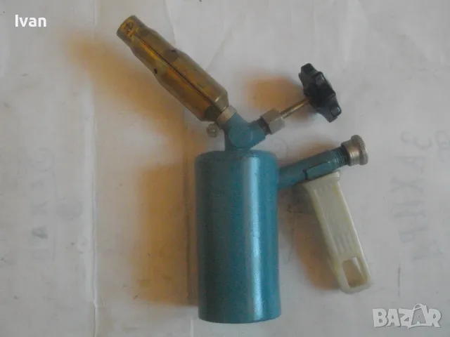 НОВА РУСКА СССР МИНИ БЕНЗИНОВА ГОРЕЛКА 0,2л Масивна 1971г. Ретро Винтидж, снимка 2 - Други инструменти - 47878432