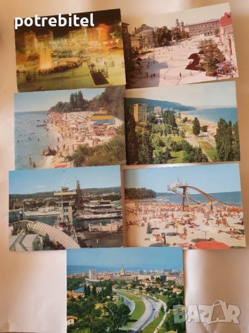 Картички Варна Златни пясъци, снимка 1 - Колекции - 40300021