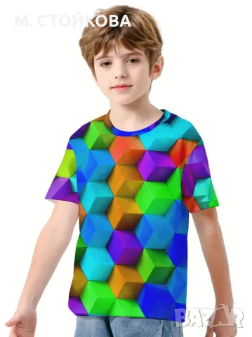 Страхотна 3D тениска, снимка 2 - Тениски - 48482810