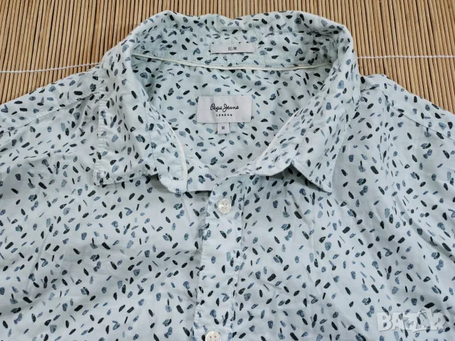 ОФЕРТА 📍 Pepe Jeans London / M / мъжка лятна риза, снимка 7 - Ризи - 55939290