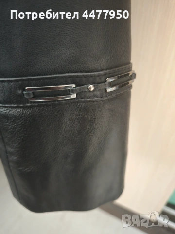 Дамско кожено яке, снимка 4 - Якета - 53702086