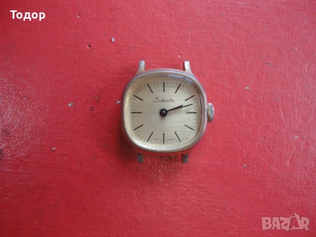 Позлатен часовник Selecta, снимка 5 - Дамски - 39940570