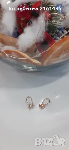 Съветски/ Руски златни обици проба 583, снимка 9 - Обеци - 48344578