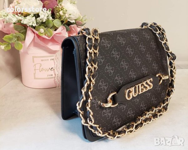 Черна чанта Guess - N03, снимка 2 - Чанти - 38409426
