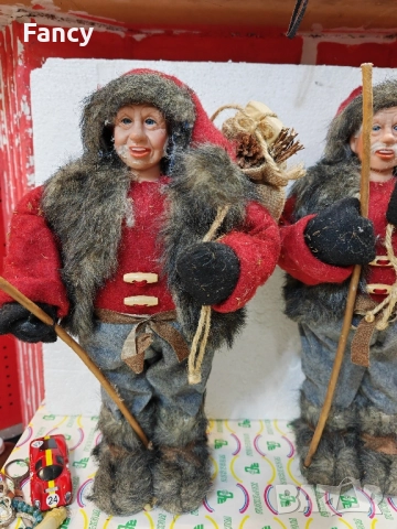 Ръчно изработени големи кукли, ескимоси 50 см, снимка 2 - Декорация за дома - 52477468