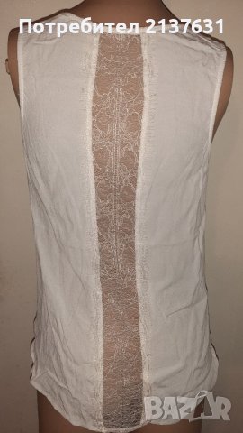 ДАМСКИ Бял ПОТНИК  - Размер S , снимка 1