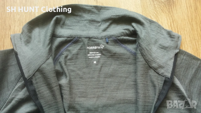 NORRONA Vikingwool Longs Caviar 100% Merino Wool размер S / M блуза 100% Мерино вълна - 2034, снимка 12 - Блузи - 53387440