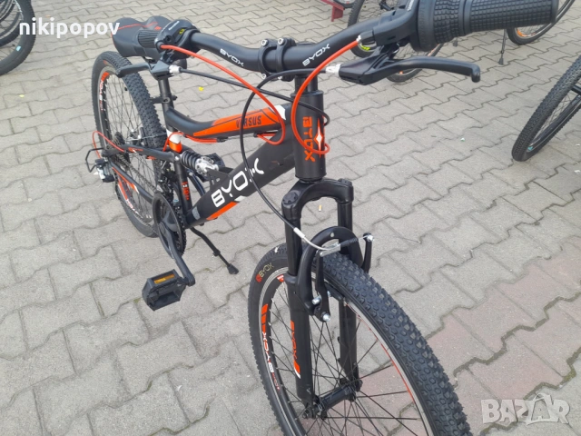 BYOX Велосипед 24" VERSUS черен.червен, снимка 11 - Велосипеди - 53848950
